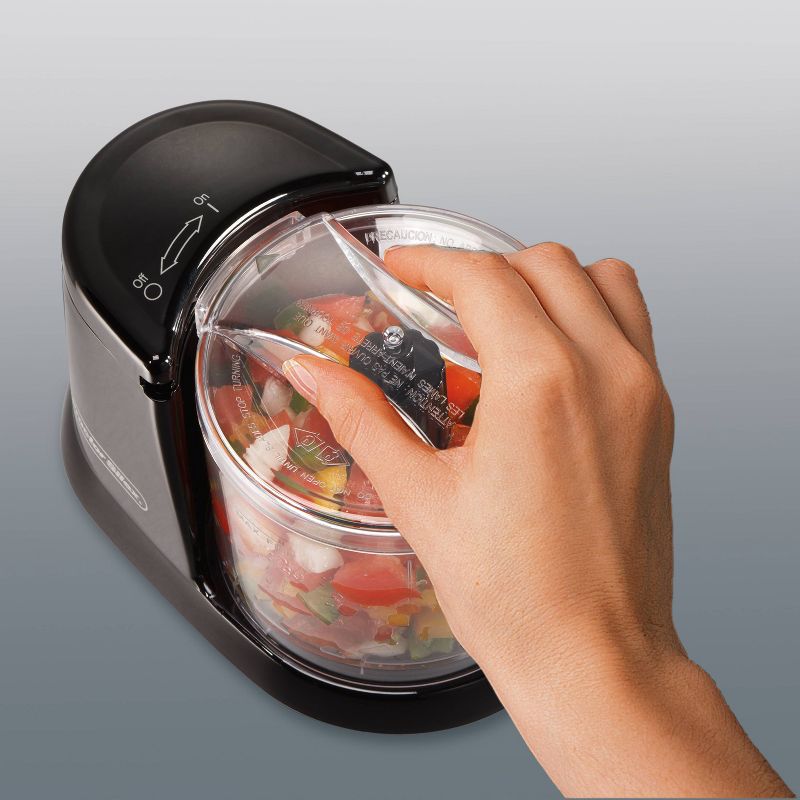 KitchenAid 2 Speed Pulsing Meal Prep Compact Mini Food Processor Chopper with 3.5 Cup Working Bowl, Contour Silver (Certified Refurbished)