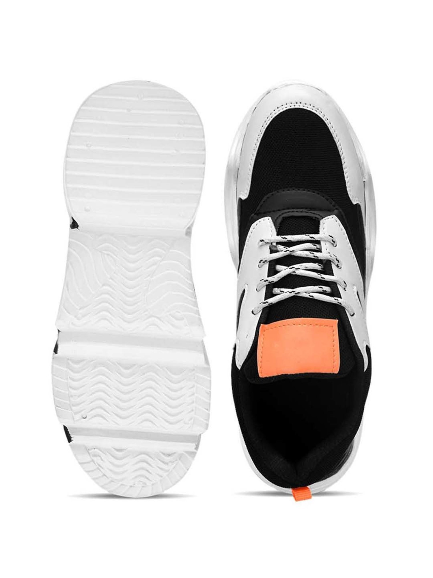 Giorgio Men's White & Black Casual Sneakers