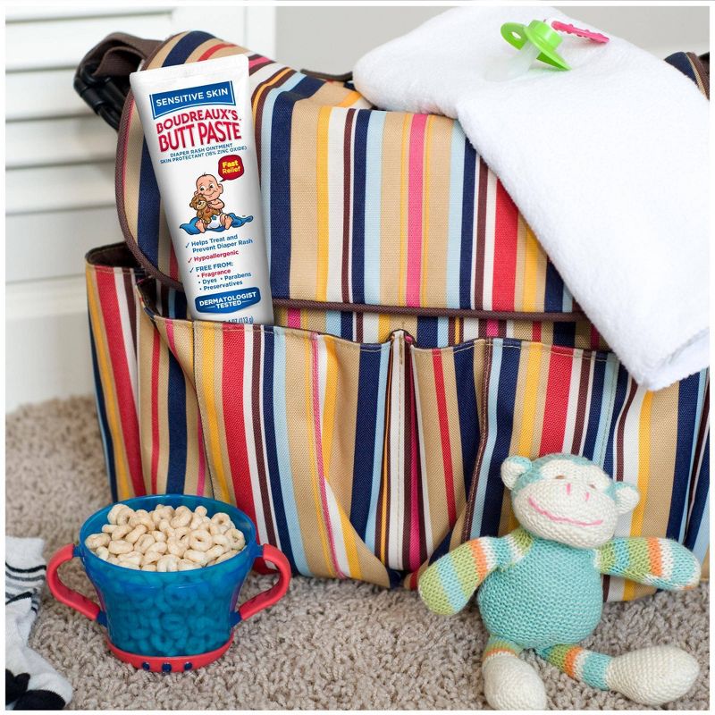 Boudreaux's Butt Paste Baby Diaper Rash Cream for Sensitive Skin - 4oz