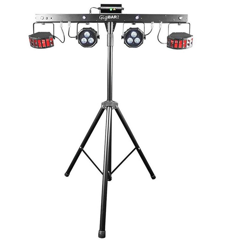 Chauvet DJ 4-in-1 LED GigBAR 2.0 Light FX System w/ Tripod+Remote+Footswitch+Bag