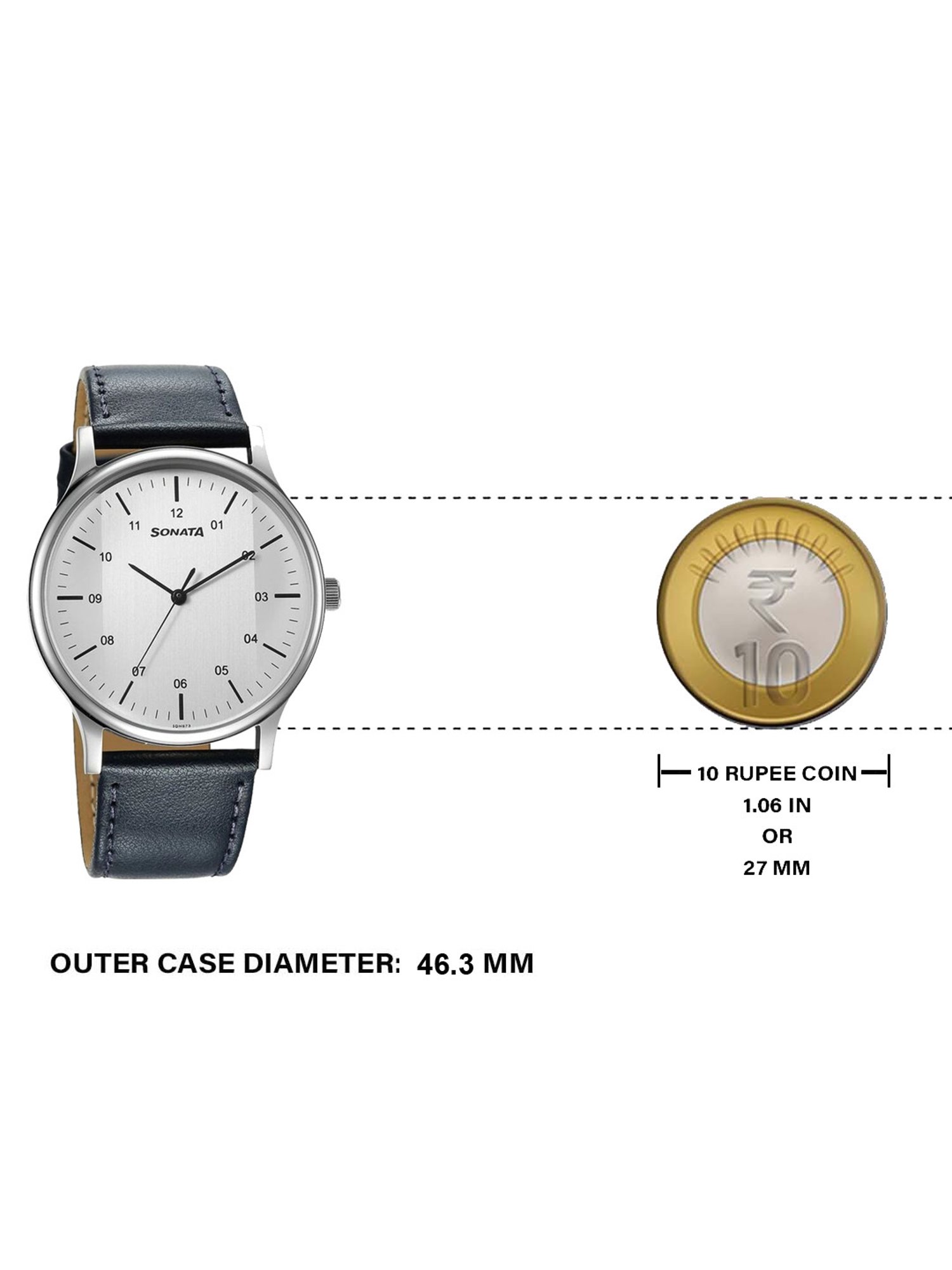 Sonata 77105SL11 Analog Watch for Men