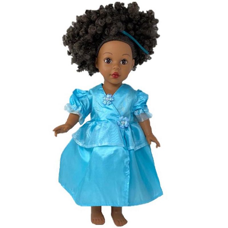Doll Clothes Superstore Blue Party Dress Fits Cabbage Patch Kid And 18 Inch Girl Dolls Like Our Generation American Girl