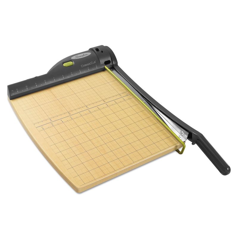 Swingline ClassicCut 15-Sheet Laser Trimmer Metal/Wood Composite Base 12 x 12 9712