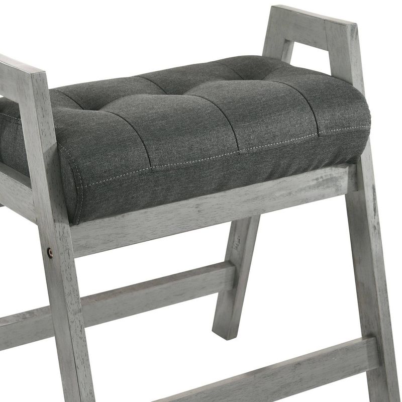 Set of 4 Jayne Stacking Stools Gray/White - Picket House Furnishings