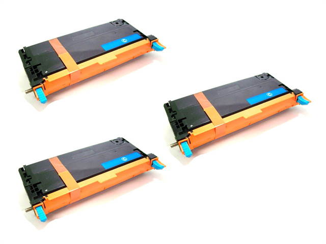 Cisinks &reg; 3 Pack Remanufactured Dell 3110 3115 Cyan Laser Toner Cartridge For Dell 3110 3110cn 3115 3115cn 310-8098 310-8401 XG724 NF556