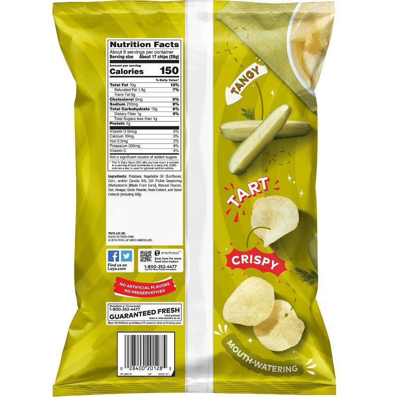 Lay's Dill Pickle Flavored Potato Chips - 7.75oz