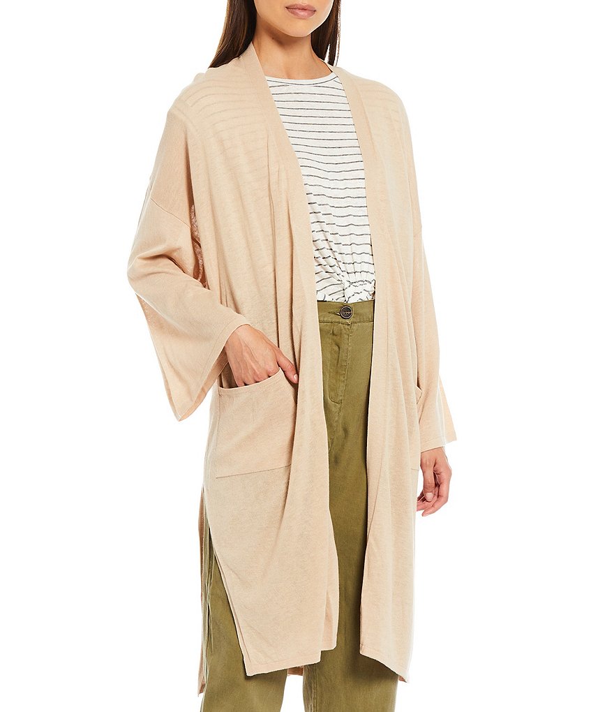 Splendid Knit Zip Up Drawstring Hoodie