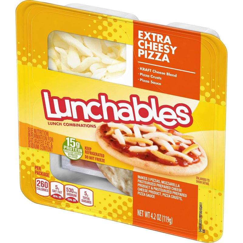 Oscar Mayer Lunchables Extra Cheesy Pizza - 4.2oz