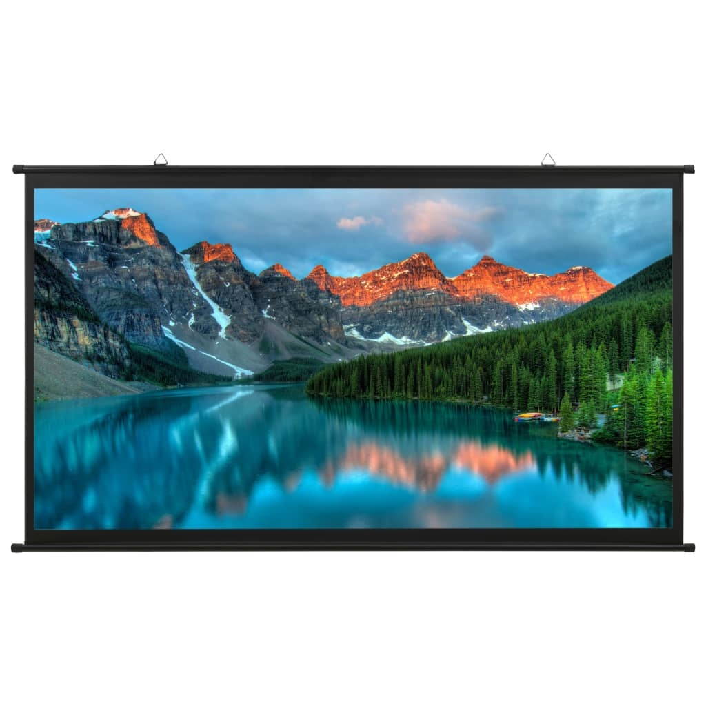 vidaXL Projection Screen 90" 16:9 Home Theater Screen Office Presentation