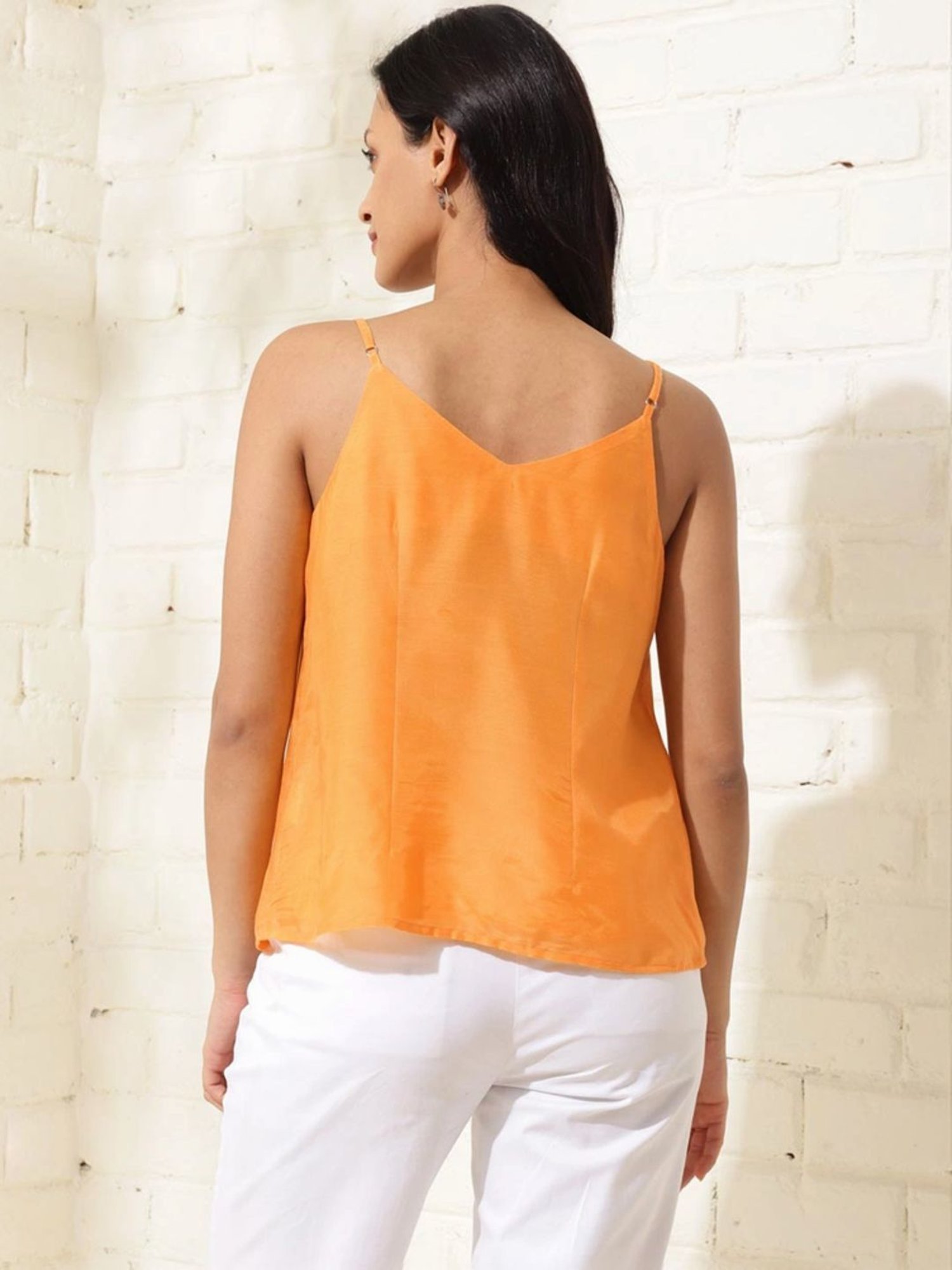 Fabindia Yellow Regular Fit Top