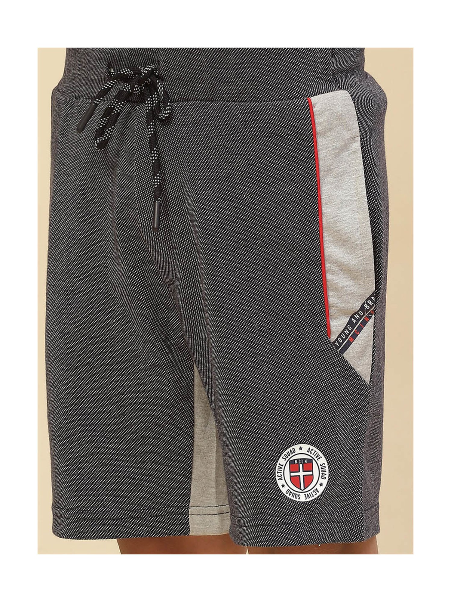 Monte Carlo Kids Navy Textured Bermudas