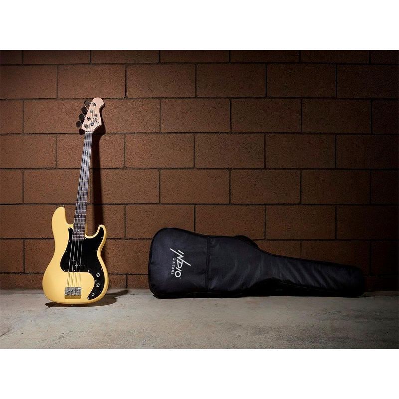 Monoprice Indio Pubb Bass - Blonde, With Gig Bag