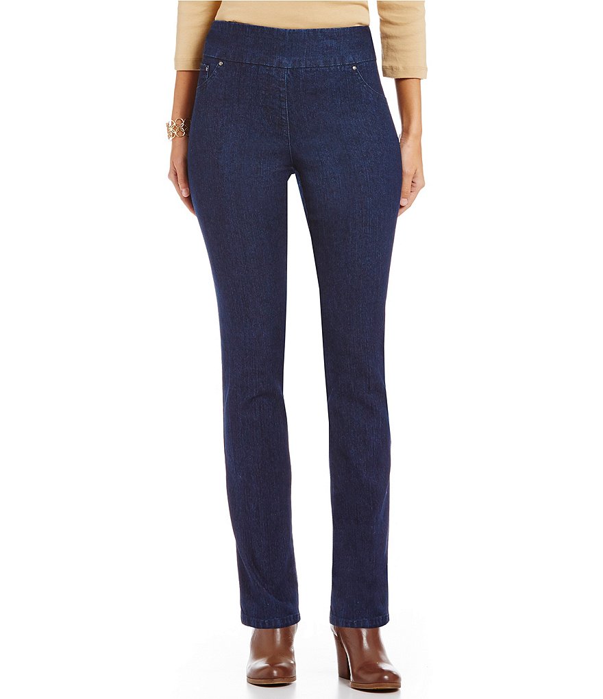 Ruby Rd. Petite Pull-On Denim Jeans