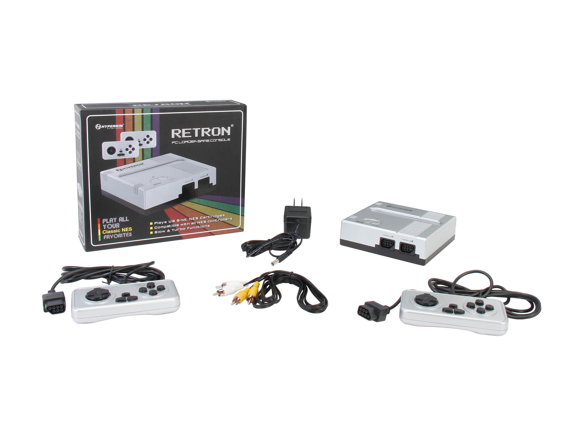 Hyperkin NES RetroN 1 Gaming System (FC Super Loader) (Silver)