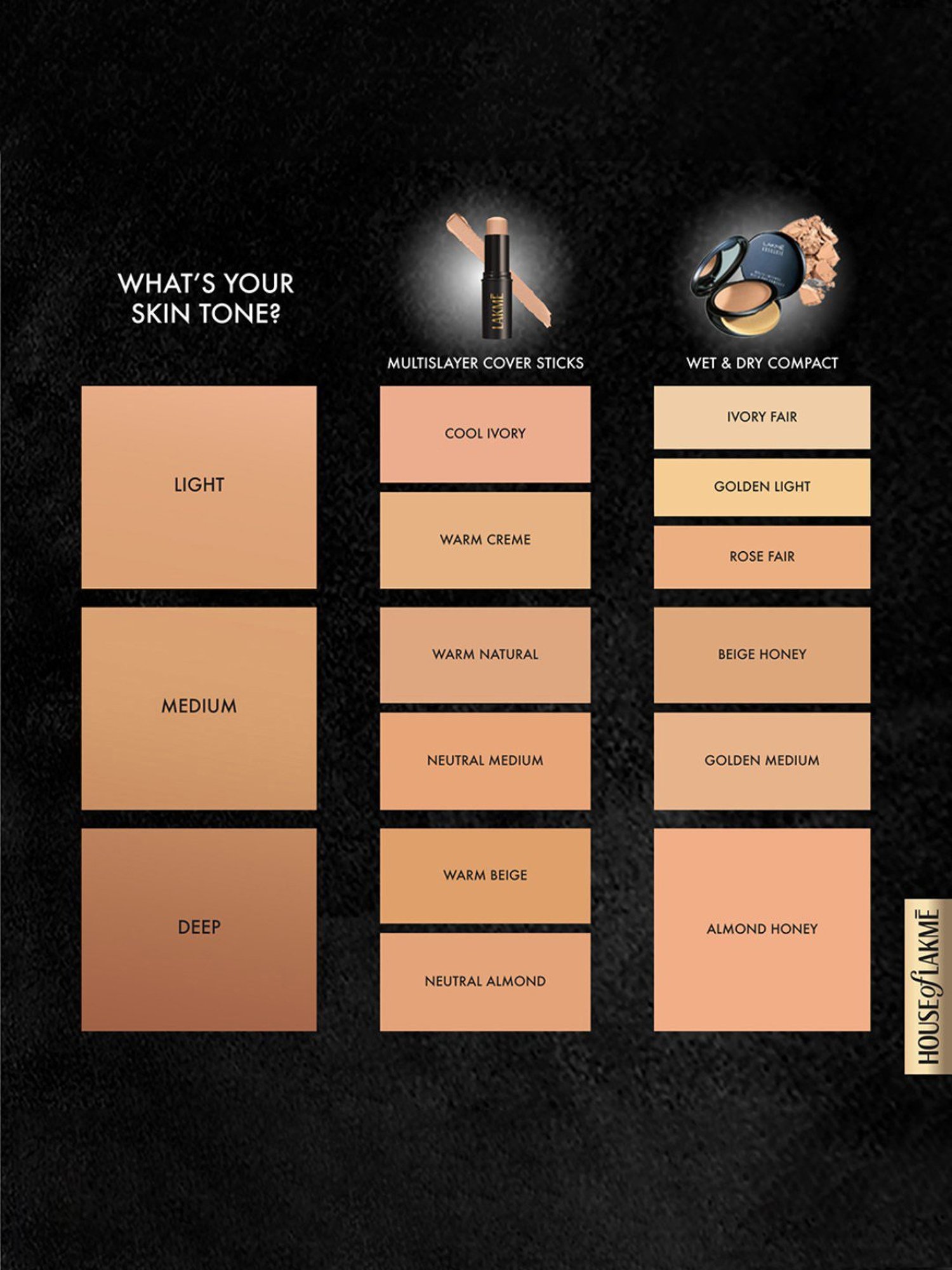 Lakme Facelift Multislayer Coverstick Warm Natural - 11 gm