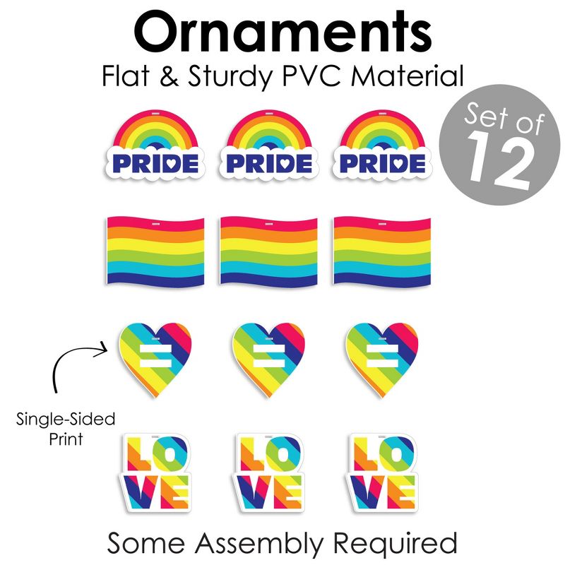 Large Flag with 5 Mini Flags Genderqueer - Bullseye's Playground™