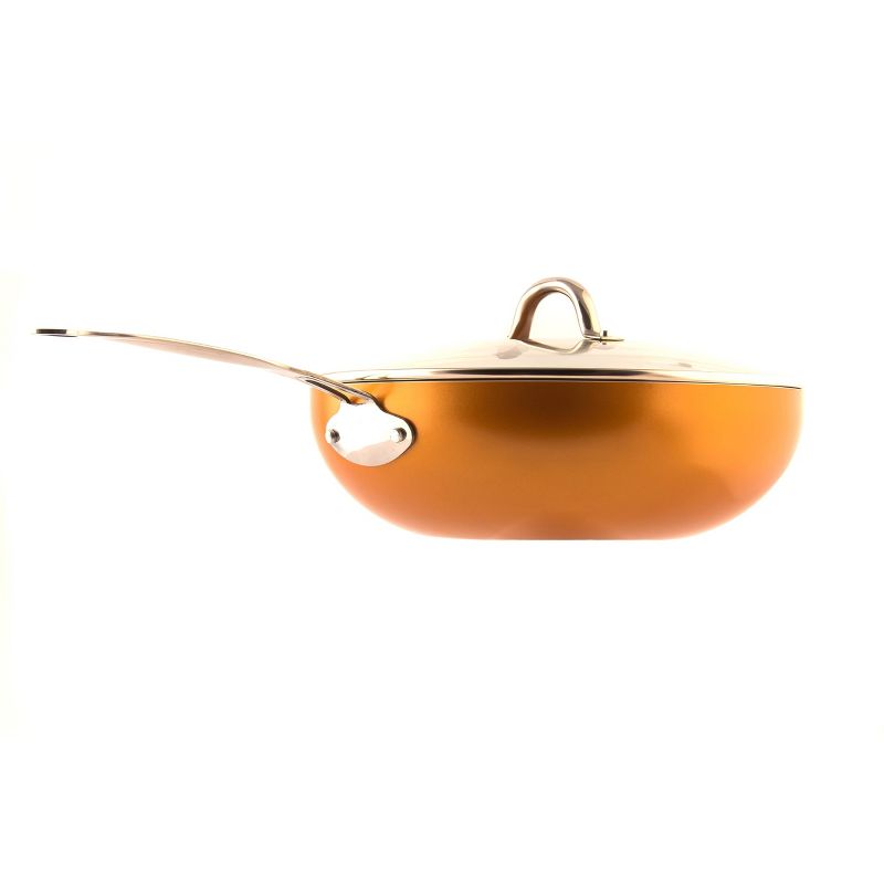 T-fal Simply Cook Nonstick Cookware, Jumbo Cooker, 5qt, Red