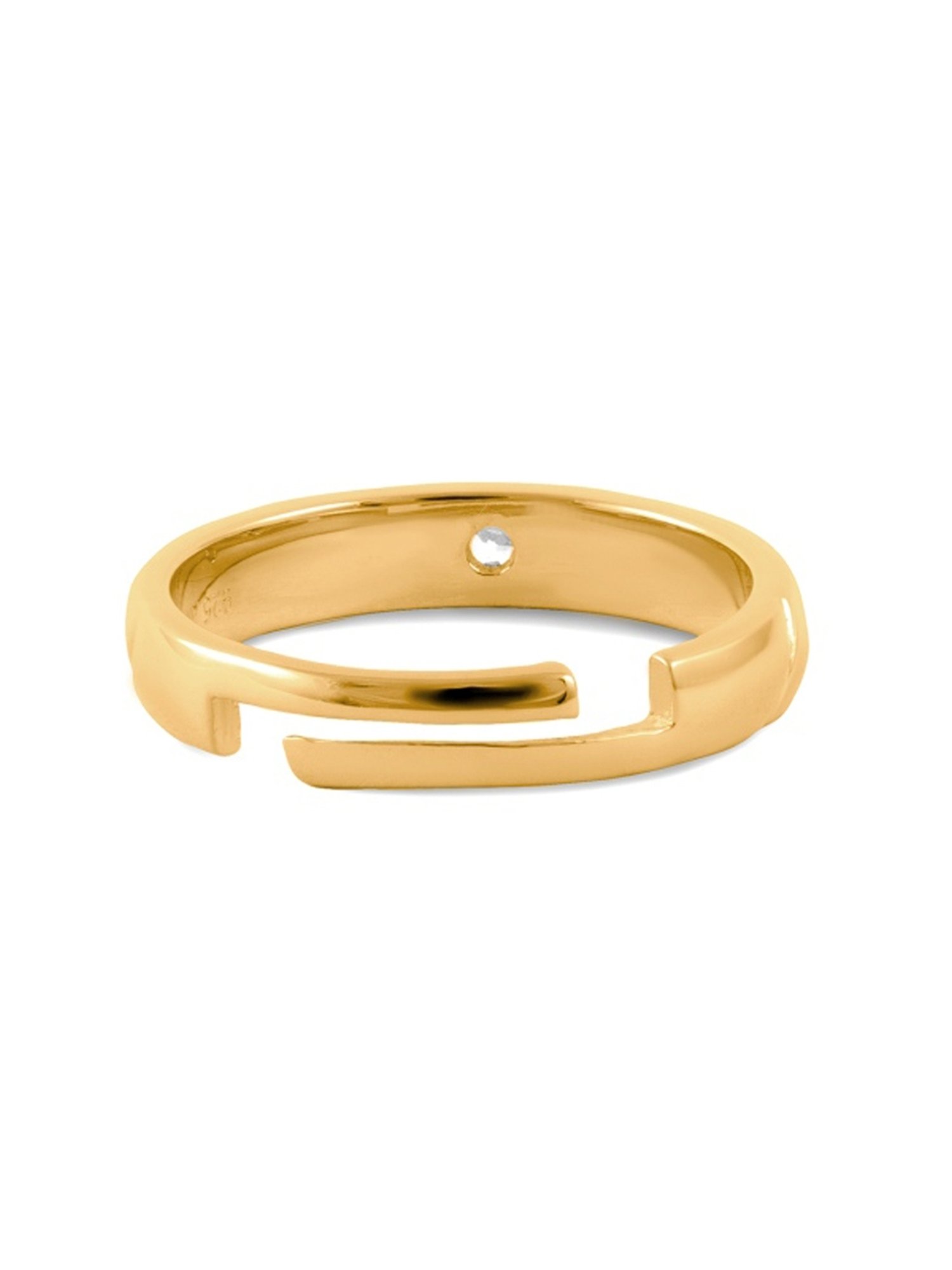 Palmonas Retro Gold Vermeil Ring