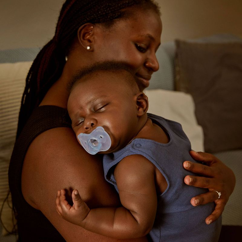 Medela Baby Soft Silicone Pacifier - Blue 0-6 Months 2pk