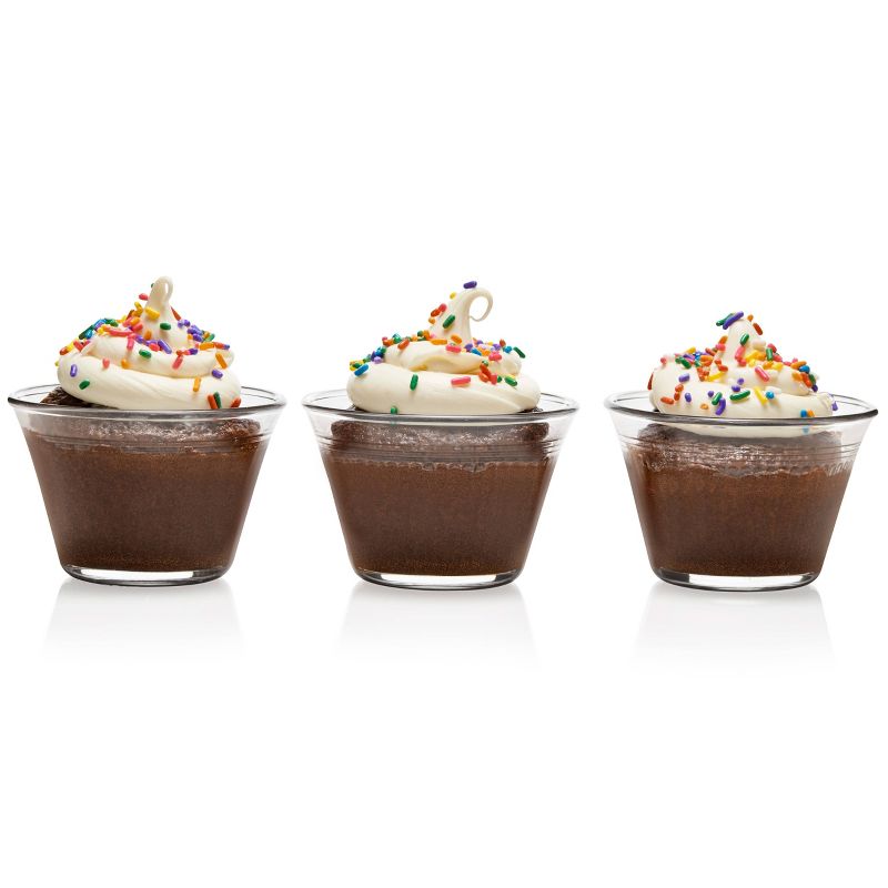 Libbey Just Baking 12pc Glass Cupcake Baking Dish Set with 12 Plastic Lids