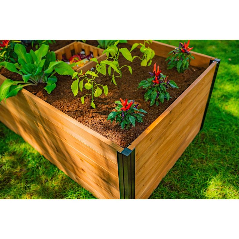 3'x5' Mezza Keyhole Rectangular Garden Bed Planter - Vita