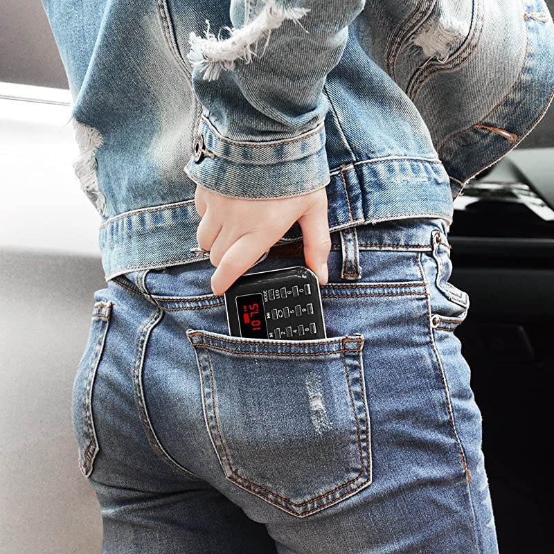 Mini Digital AM FM Radio Media Speaker MP3 Music Player Support TF CardUSB Disk with LED Screen Display and Emergency Flashlight Function BlackUpgraded Version