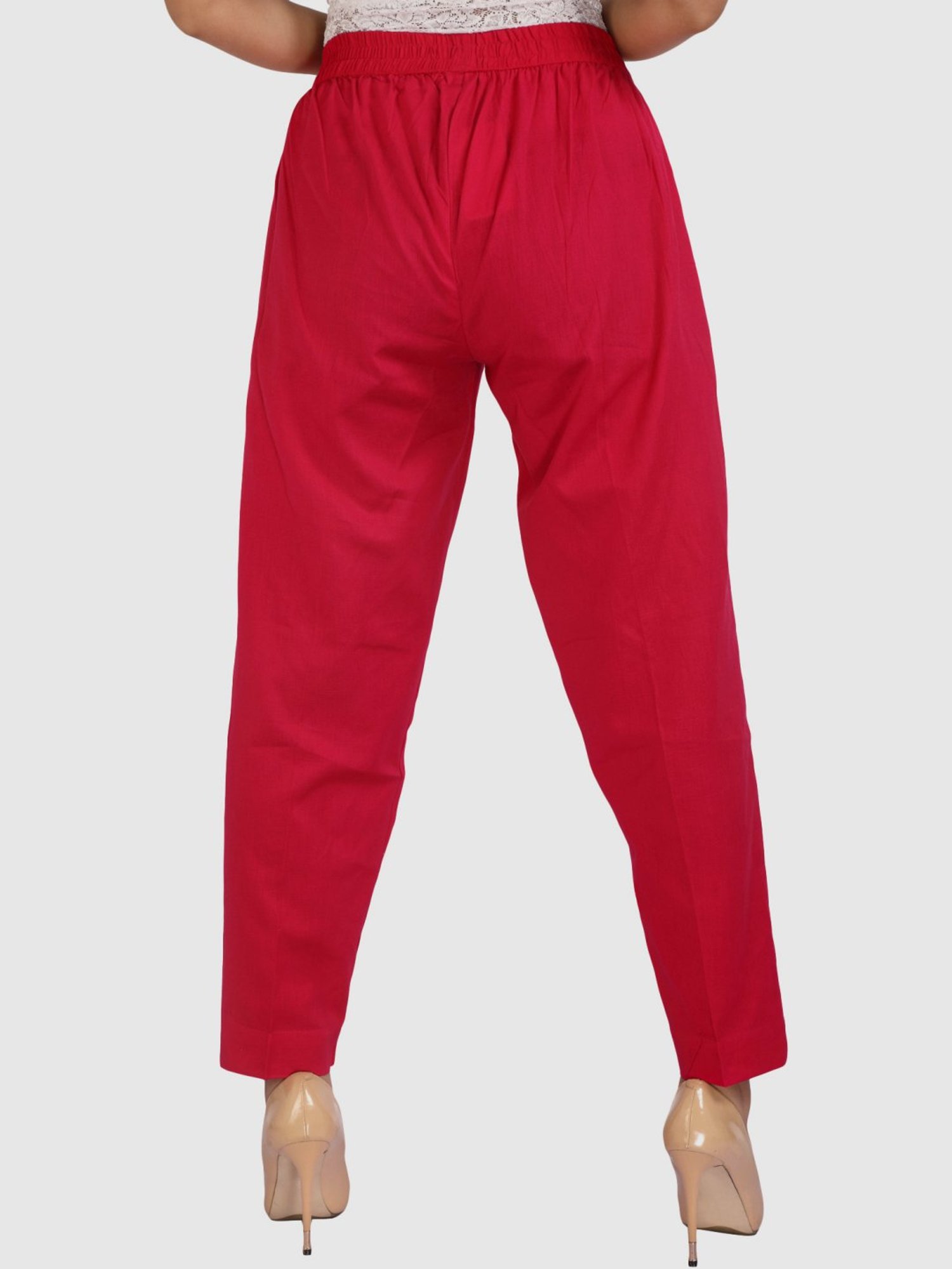 Cotton Culture Red Cotton Pants