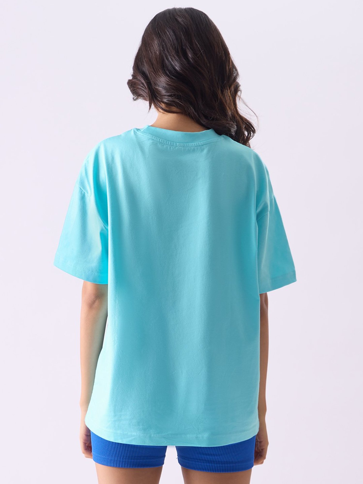 The Souled Store Blue Cotton Printed T-Shirt