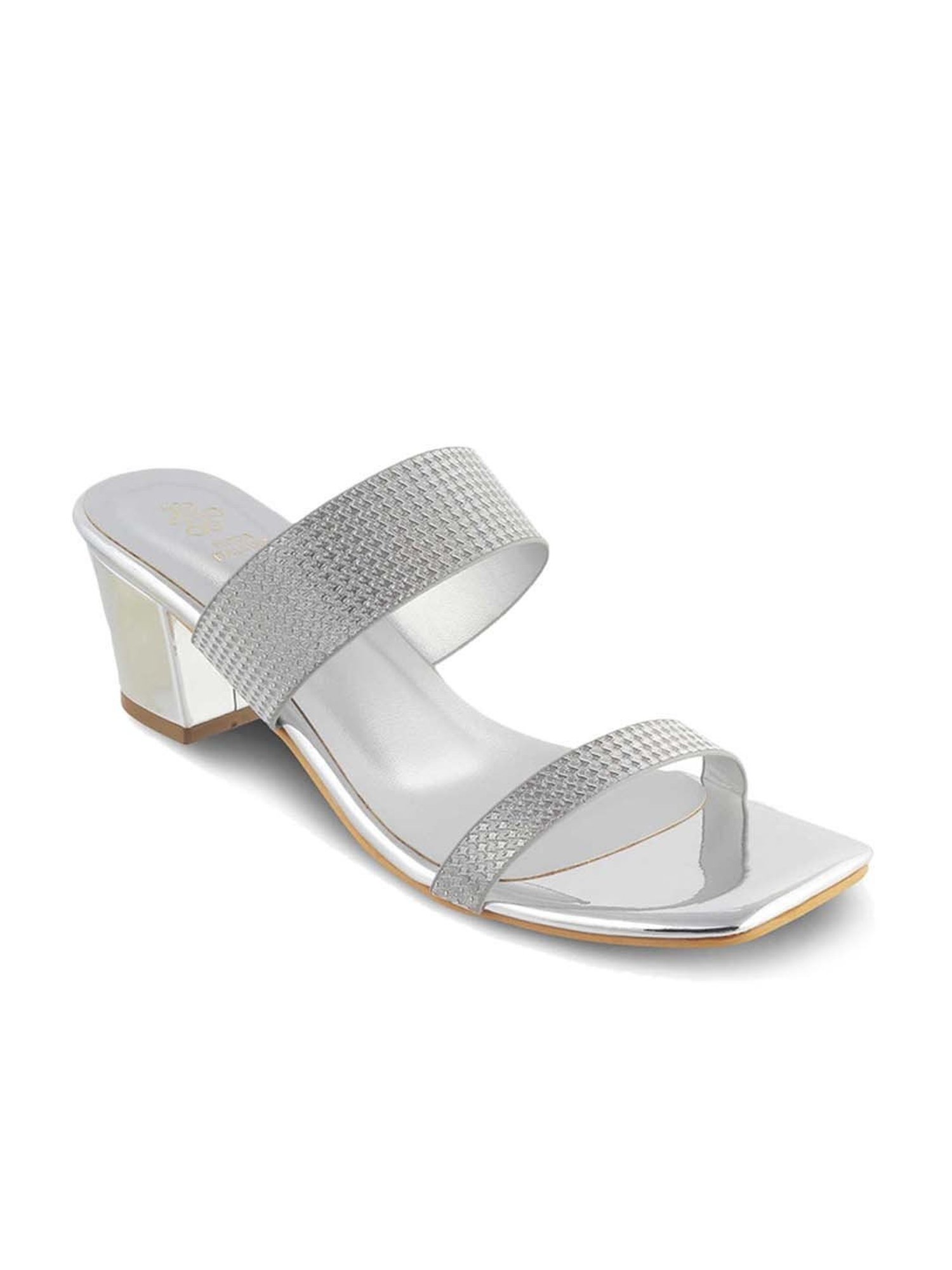 Tresmode Women's Silver Casual Sandals