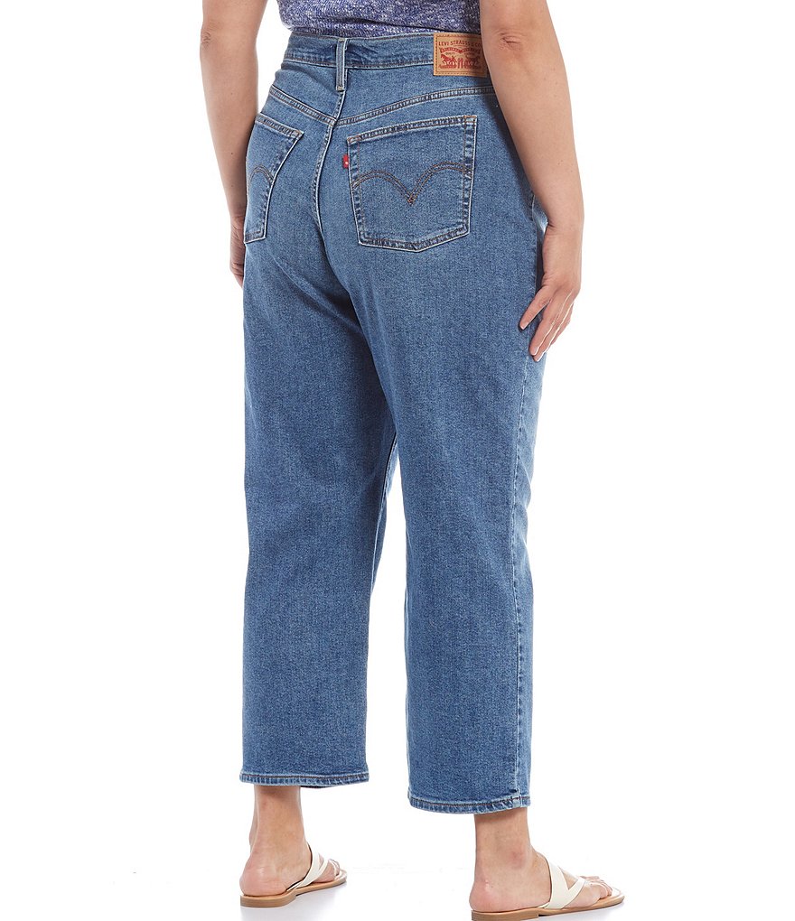Ruby Rd. Plus Size Super Soft Stretch Denim Straight Leg Jeans