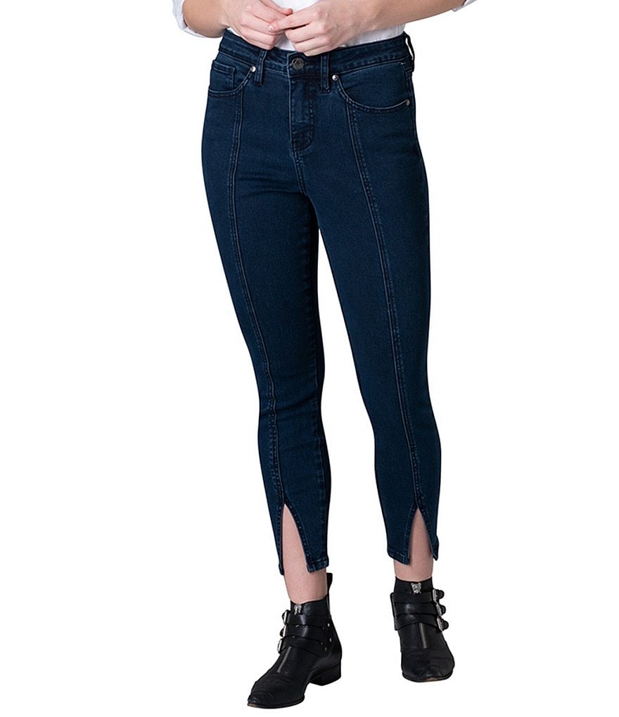 Jag Jeans Viola Slit Front Hem Detail Ankle Jeans