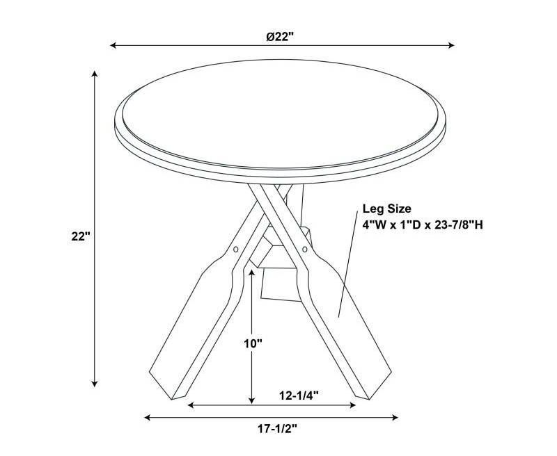 Percy Side Table Gray - Powell Company