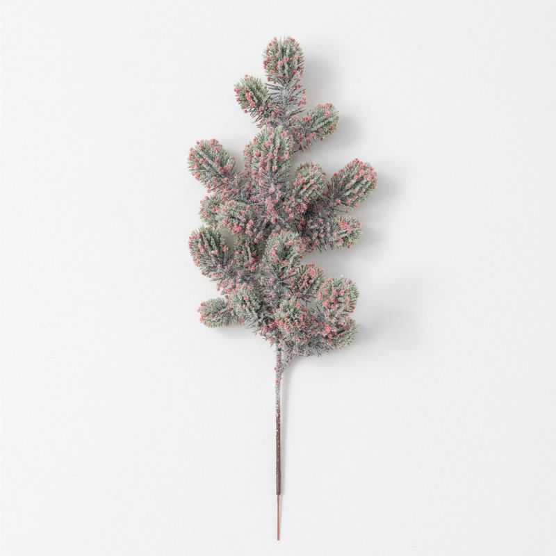 Sullivans Snowball Pine Artificial Stem 18"H Green