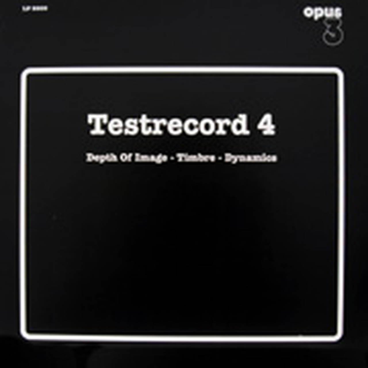 Test Record 4 Depth Of Image Timbre Dynamics 180g LP (Vinyl)