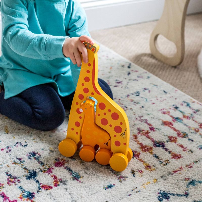 Big and Little Push Toddler Toy Giraffe