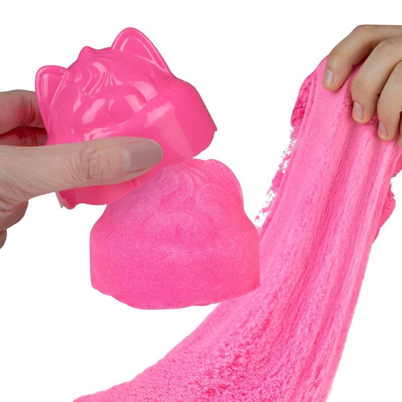 OrbSlimy Flowtonia Jar with Molded Lid - Pink Cat