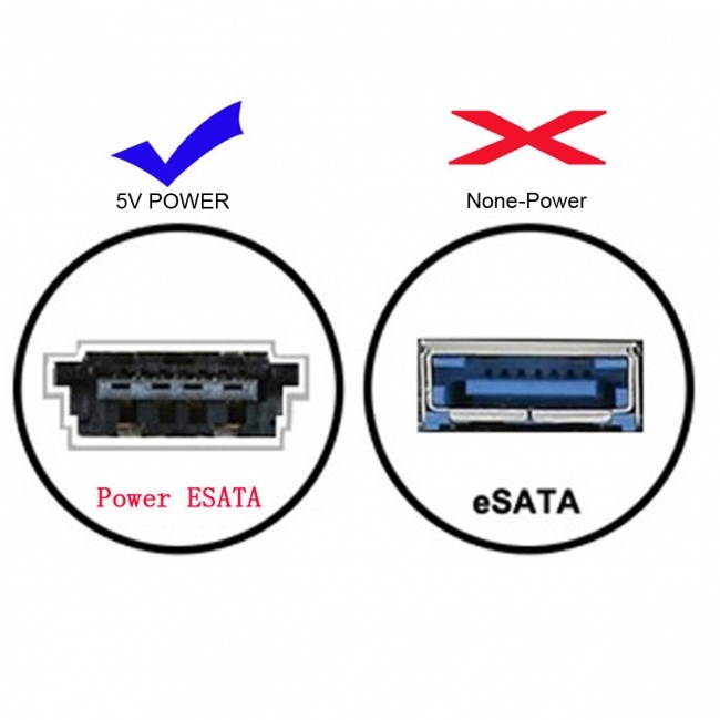 Chenyang USB-C Type-C to Power Over eSATA DC5V Adapter USB3.0 to HDD/SSD/ODD eSATAp Converter