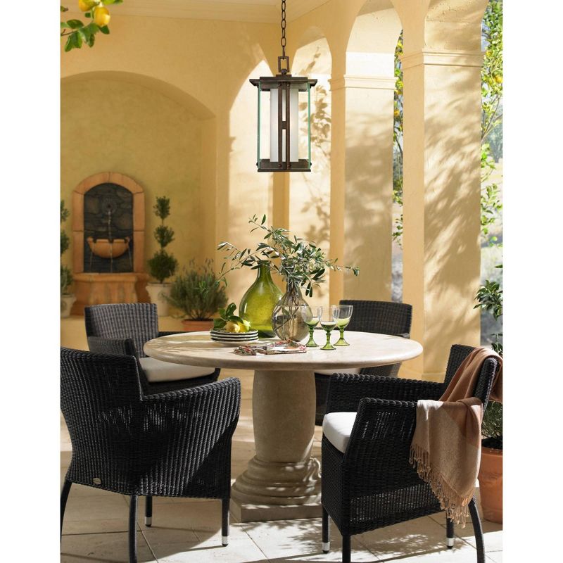 Bel Air Lighting Outdoor Hanging Pendant Black