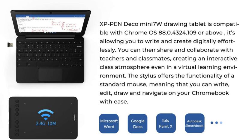 UGEE M708 10 x 6 inch Smart Graphics Tablet for Digital Writing / Painting