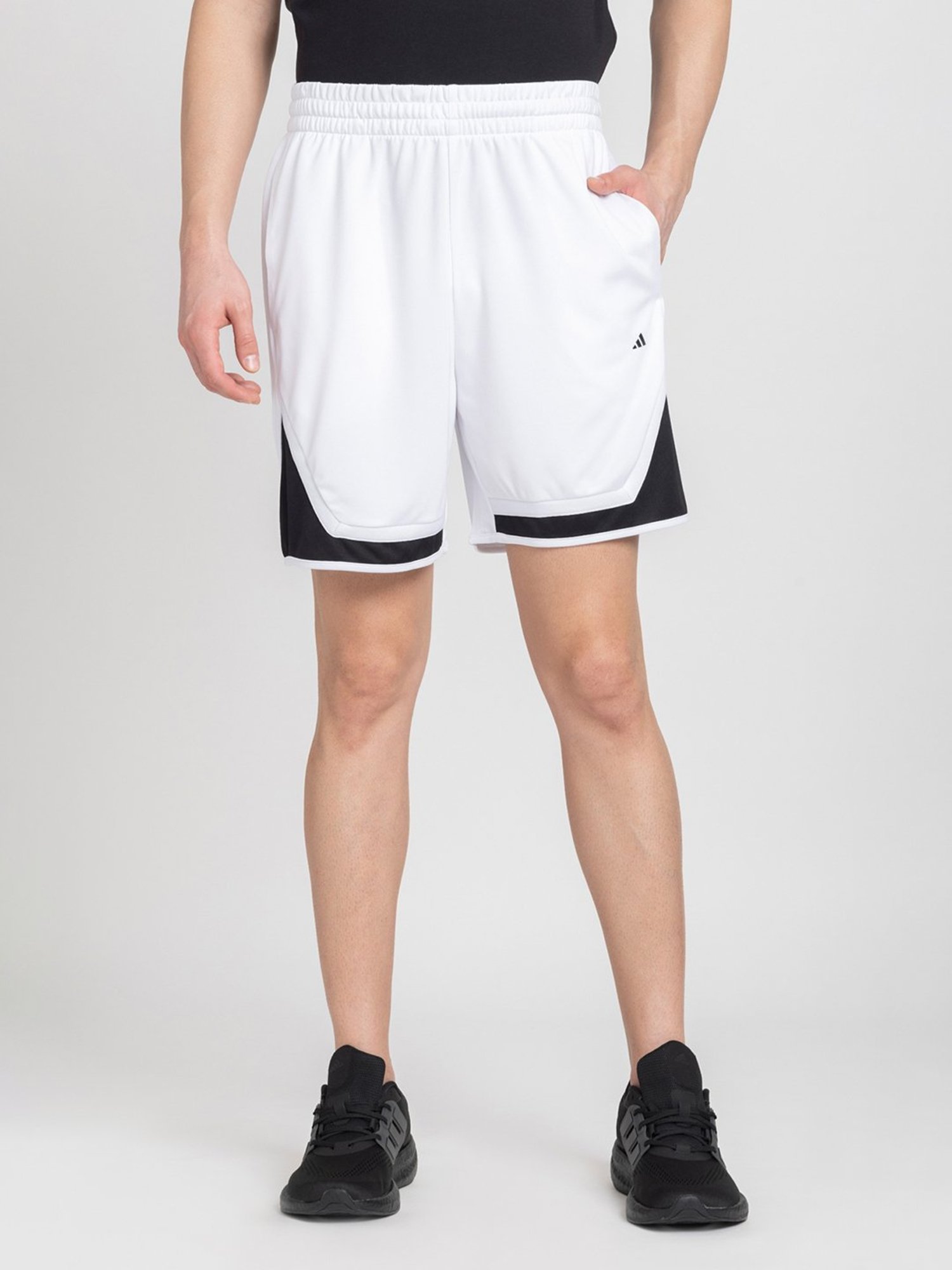 Reebok Black Regular Fit Sports Shorts