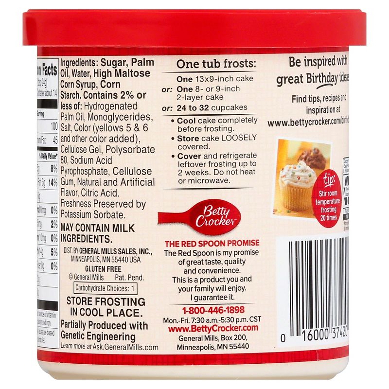 Betty Crocker Whipped Cream Cheese Frosting - 12oz