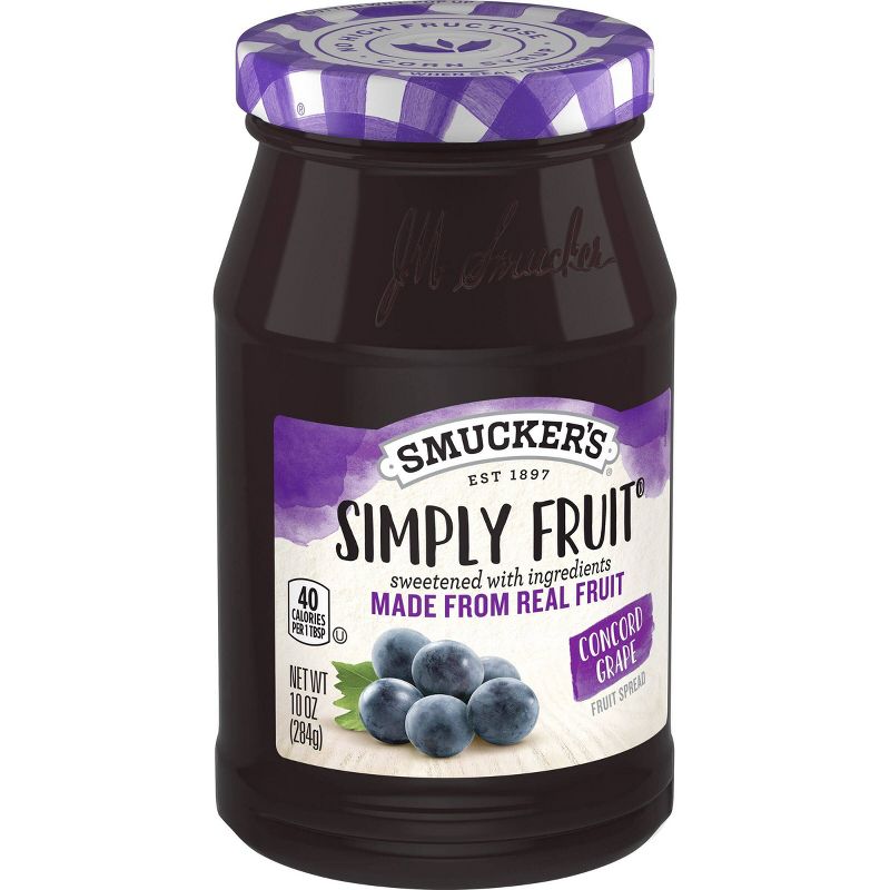 Smucker's Simply Fruit Concord Grape Spread - 10oz