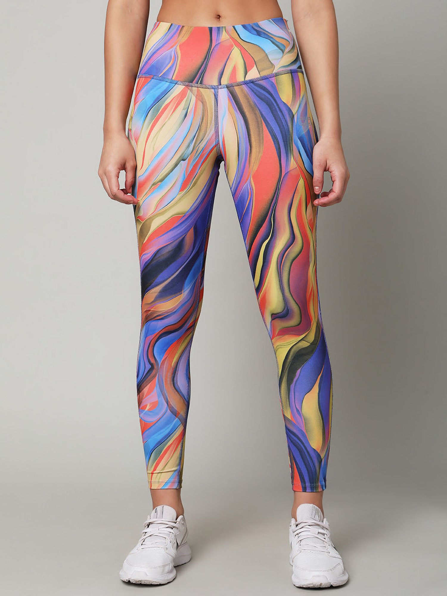 SILVERTRAQ Multicolor Printed Leggings