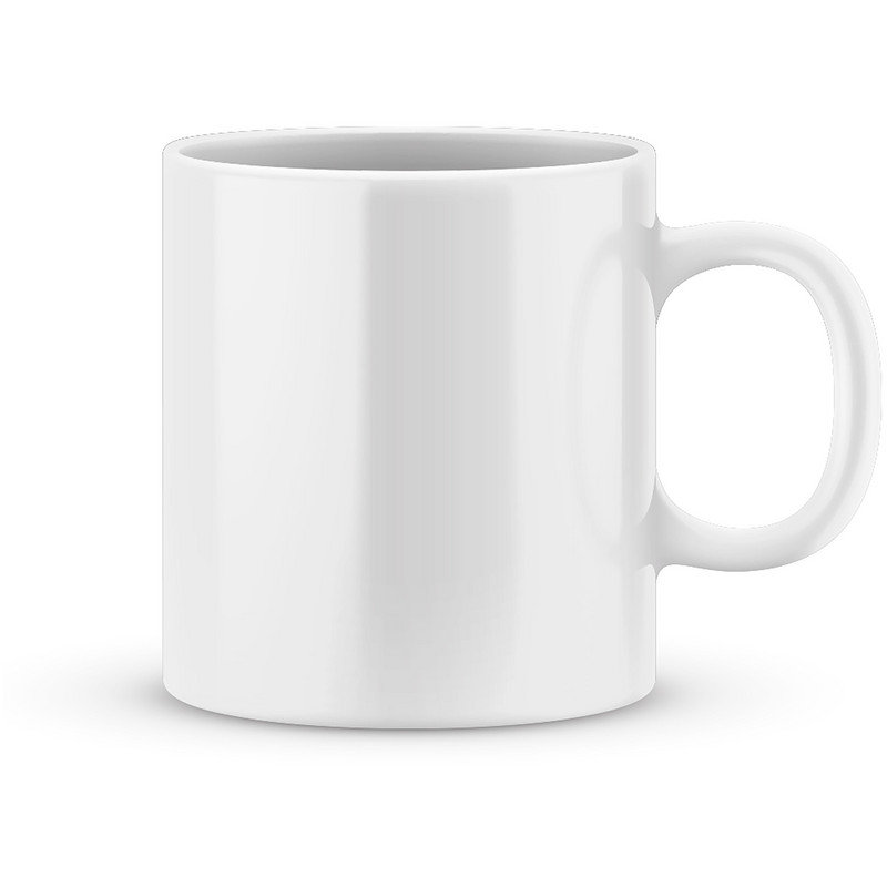 15 OZ Ceramic Sublimation Mug - white color