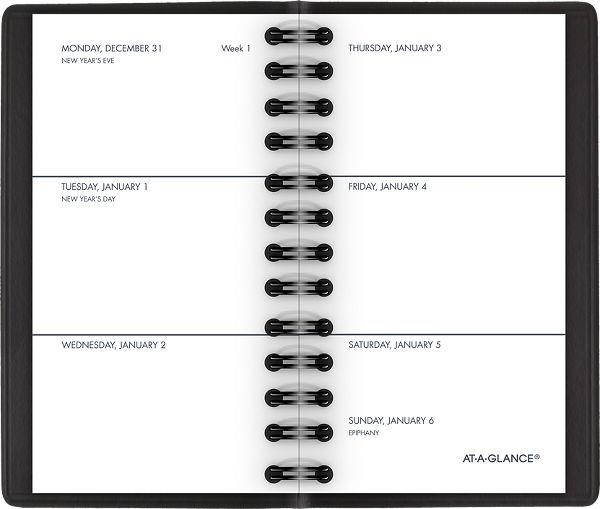 At-A-Glance Unruled Weekly Pocket Planner - Pocket Calendars