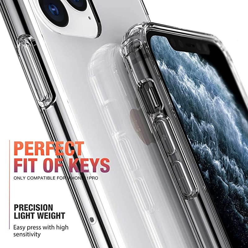 Compatible with iPhone 11 Pro Case Clear AntiScratch Shockproof Cases Cover for iPhone 11 Pro 58 inch
