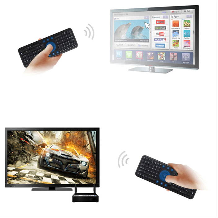 2.4G USB Wireless Keyboard Gyroscope Air Fly Mouse Remote for Android TV Box Mini PC home player game television