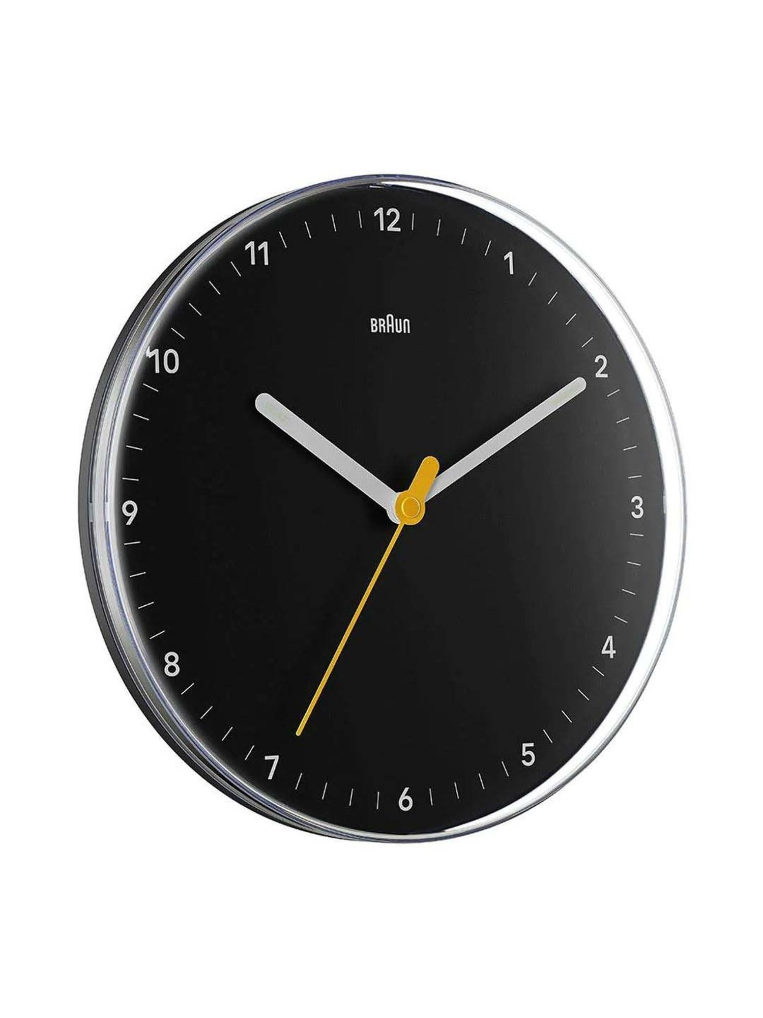 Braun Black Digital Alarm Clock With Snooze & Negative LCD Display