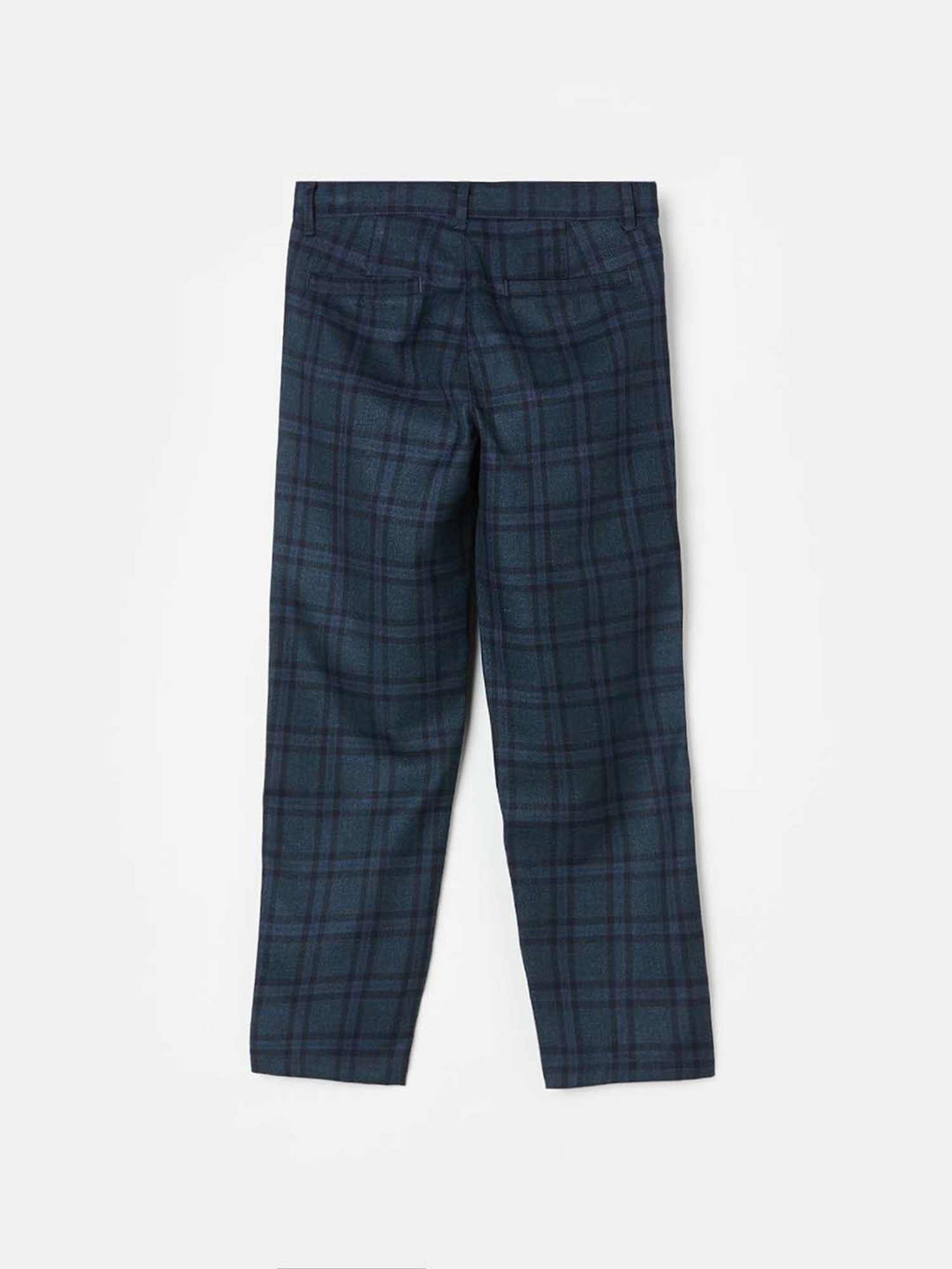 Fame Forever by Lifestyle Boys Navy Chequered Pants