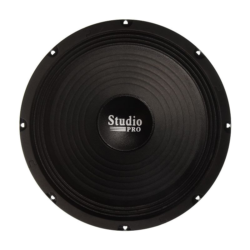 Pyramid Super Pro 10 Inch 300 W 8 ohm High Power Car Audio Single Subwoofer with Heavy Duty Basket, Strong Paper Cone, & Cloth Edge Suspension(2 Pack)